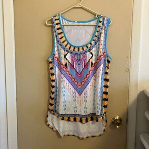 Cool Aztec Design Halter Style Top or Tunic